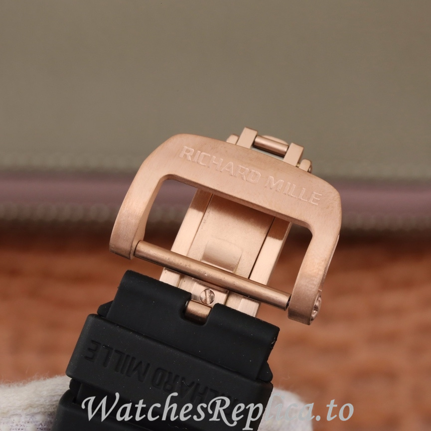 Richard Mille Replica RM001 Rubber strap 50MM - WatchesReplica.is