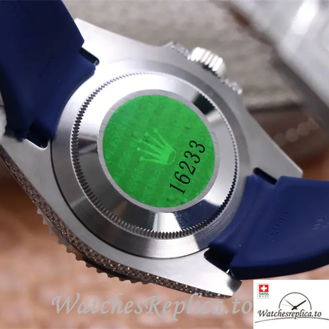Swiss Rolex Submariner Replica 116610LV Rubber strap 40MM - WatchesReplica.is