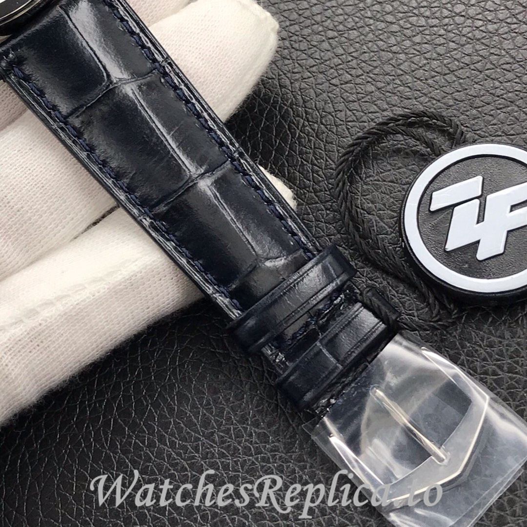 Patek Philippe Replica Calatrava 5296G Leather strap 38MM - WatchesReplica.is