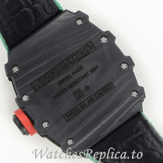 Richard Mille Replica RM35-01 Canvas strap 50MM - WatchesReplica.is