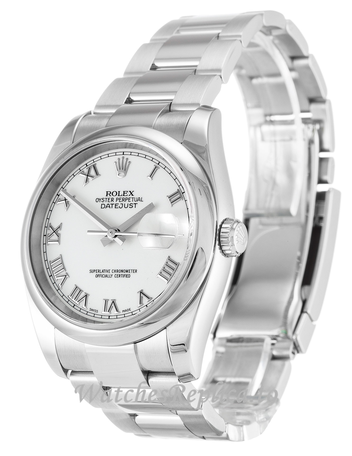 Rolex Datejust White Dial 116200 - WatchesReplica.is