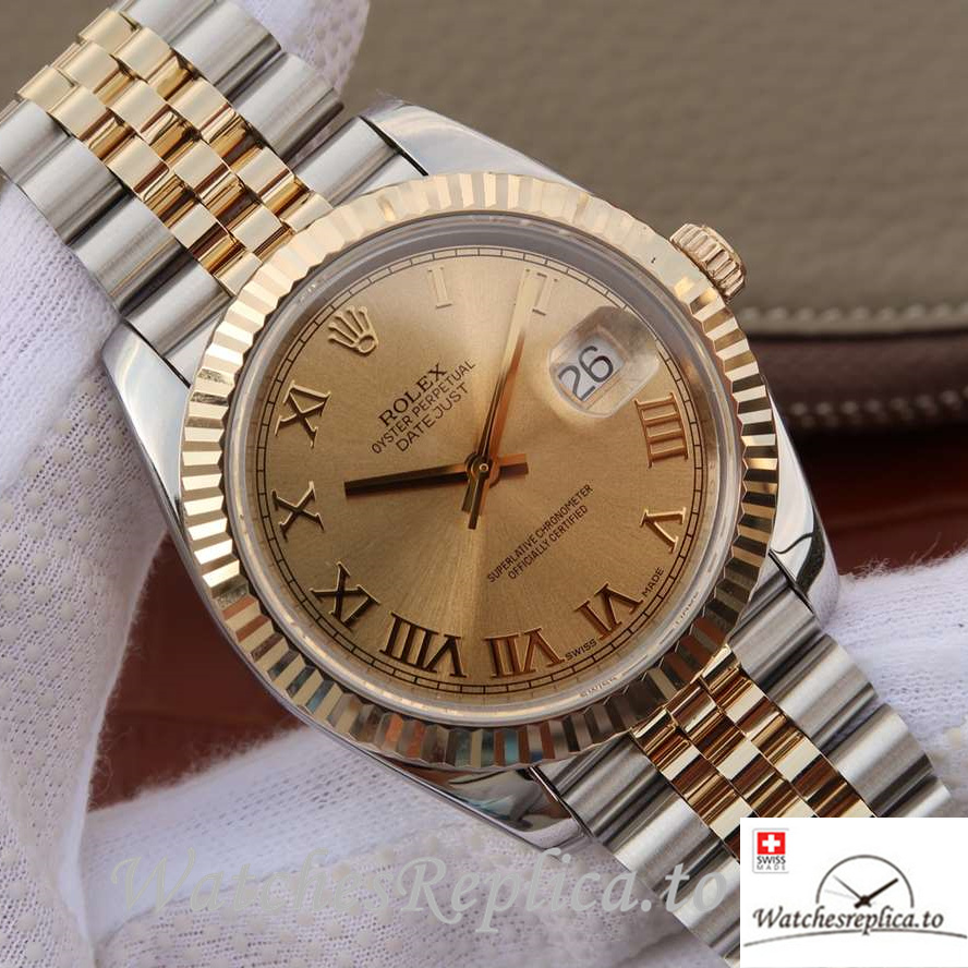Swiss Rolex Datejust Replica 126333 Stainless steel strap 41MM - WatchesReplica.is