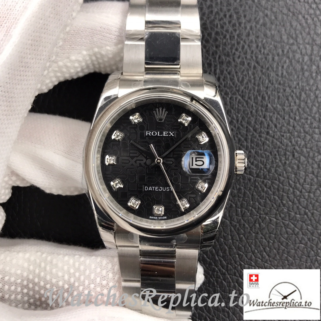 Swiss Rolex Datejust 126334 Replica Stainless steel strap 41MM - WatchesReplica.is