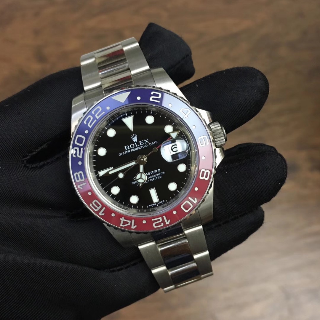 Rolex GMT Master II Black Dial 116719 BLRO 41 MM - WatchesReplica.is