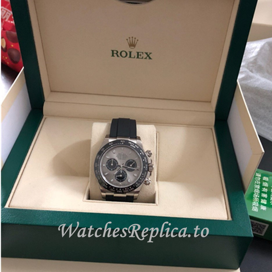 Rolex Daytona Gray Dial 116519LN 40MM - WatchesReplica.is