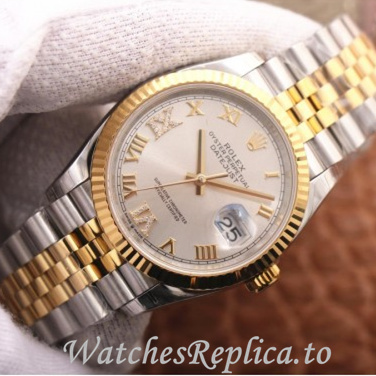 Swiss Rolex Datejust Replica 126233 Stainless steel strap 36MM - WatchesReplica.is
