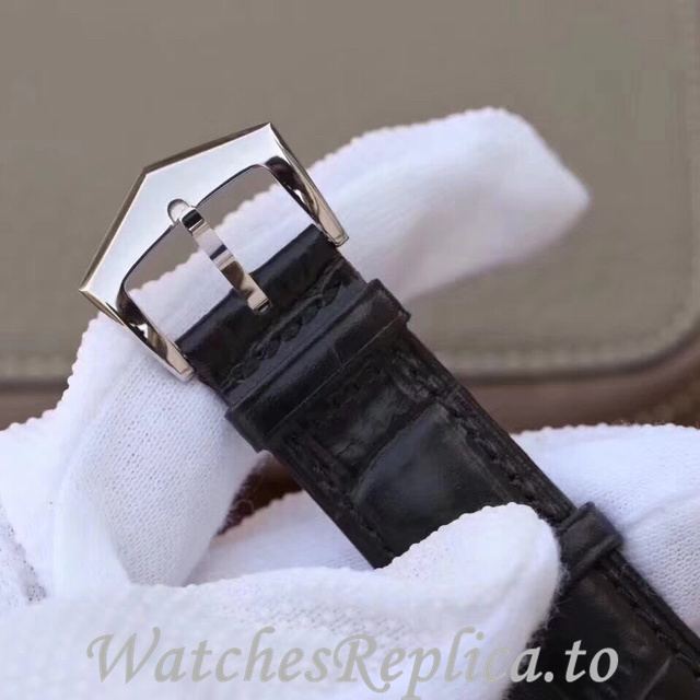 Patek Philippe Replica Complications 6102 Leather strap 44MM - WatchesReplica.is
