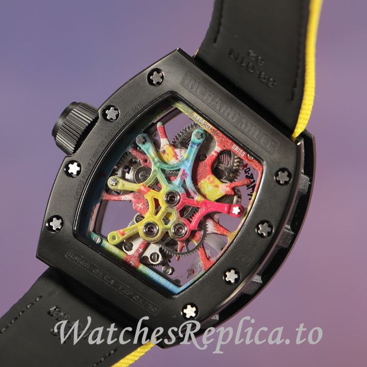 Richard Mille Replica RM68-01 Canvas strap 51MM - WatchesReplica.is