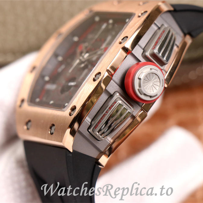 Richard Mille Replica RM011 Rubber strap 50MM - WatchesReplica.is
