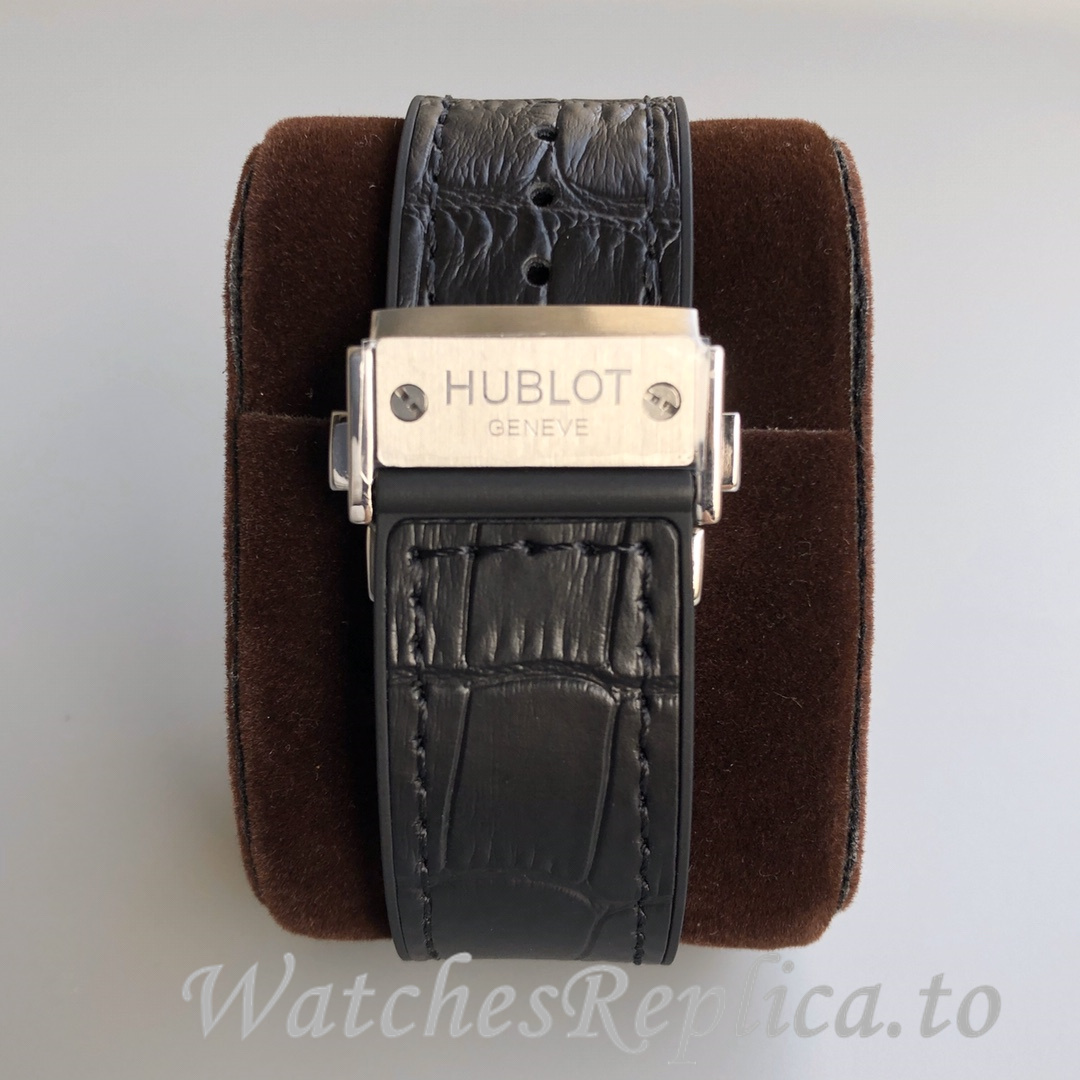 Hublot Replica Classic Fusion Gypsophila Chronograph Rubber strap 45MM - WatchesReplica.is