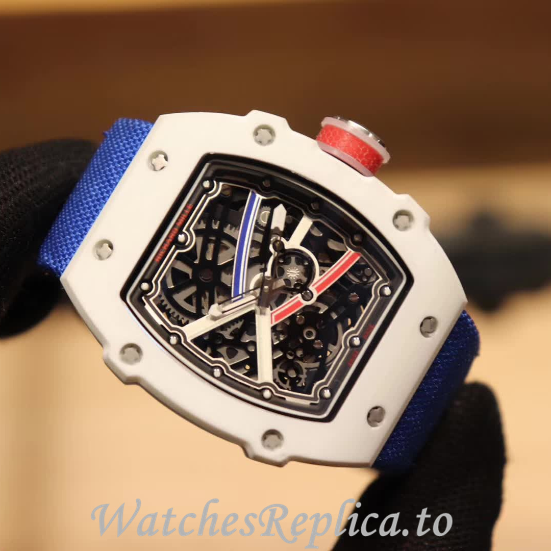 Richard Mille Replica RM67-02 Canvas strap 38.70x47.52MM - WatchesReplica.is