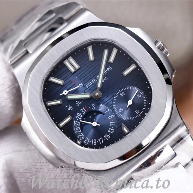 Patek Philippe Replica Nautilus 5712 Stainless steel strap 40MM - WatchesReplica.is
