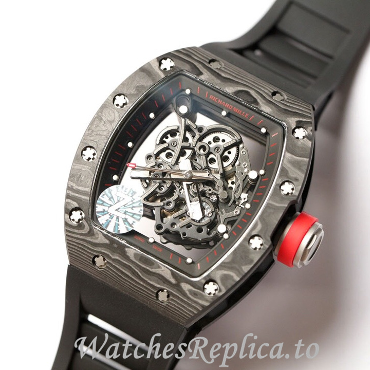 Richard Mille Replica RM055 Rubber strap 50MM - WatchesReplica.is