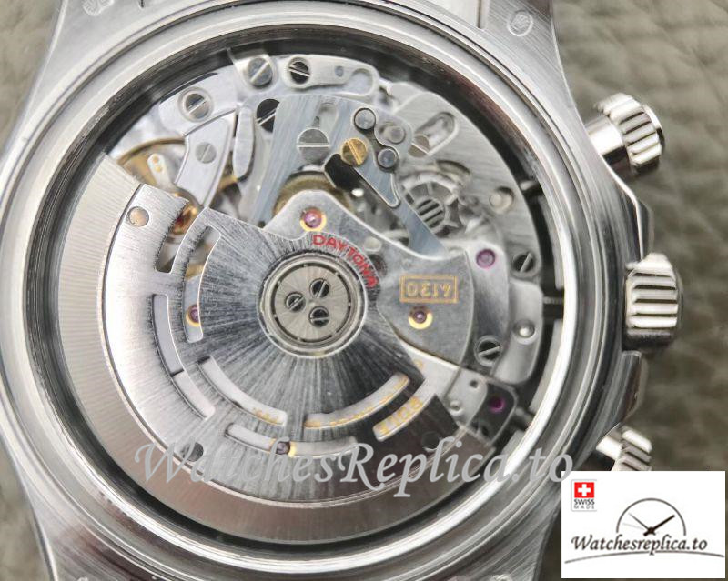 Swiss Rolex Daytona Cosmograph Replica 116519 Black Strap 40MM - WatchesReplica.is