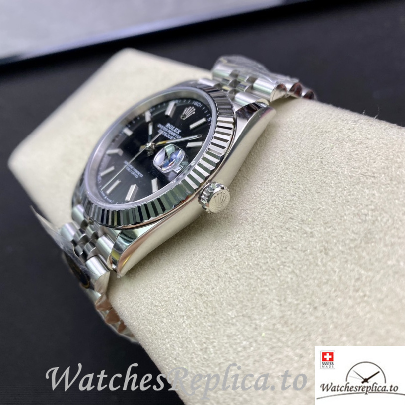 Swiss Rolex Datejust 126334 Replica Stainless steel strap 41MM - WatchesReplica.is