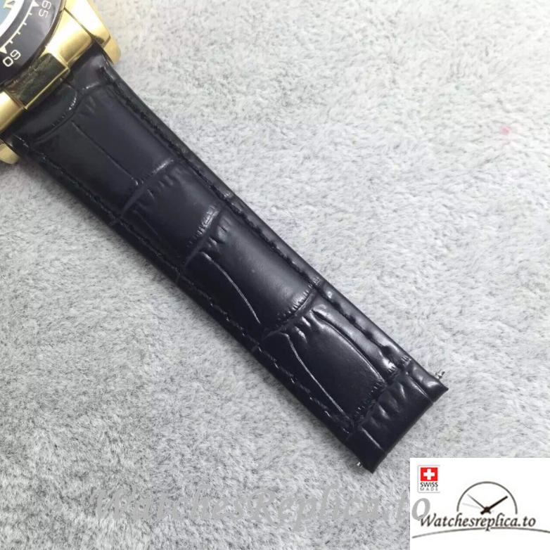 Swiss Rolex Daytona Replica 116518 Leather strap 40MM - WatchesReplica.is