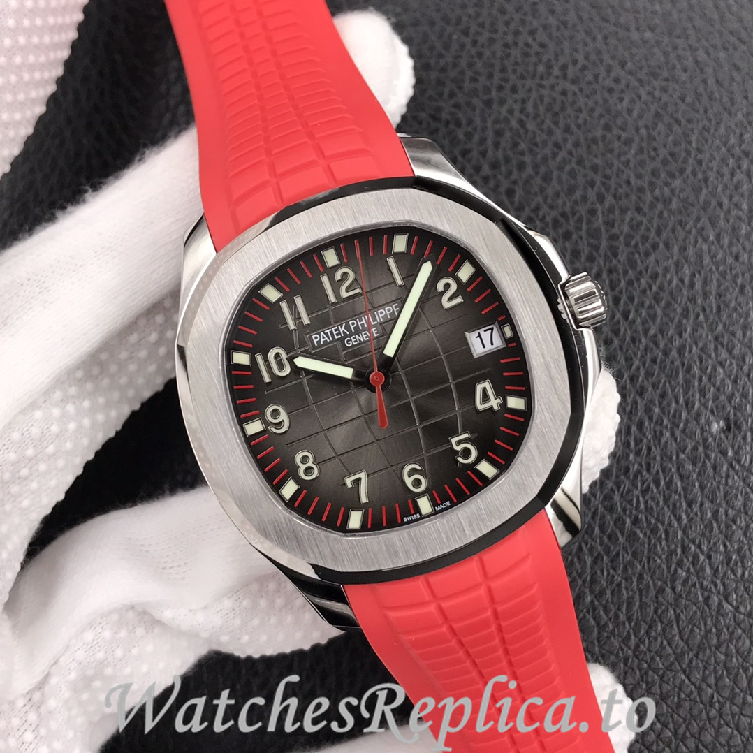 Patek Philippe Replica Aquanaut 5167 Rubber strap 40MM - WatchesReplica.is