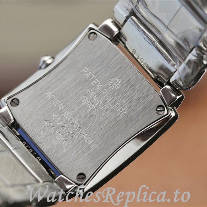 Patek Philippe Replica Twenty-4 4909 White Gold strap 26.3MM - WatchesReplica.is
