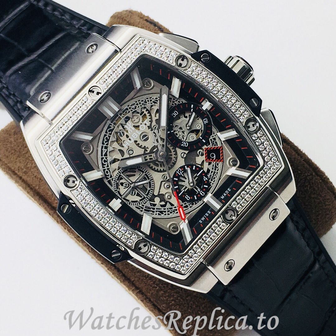 Hublot Replica SPIRIT OF BIG BANG Leather strap 42MM - WatchesReplica.is