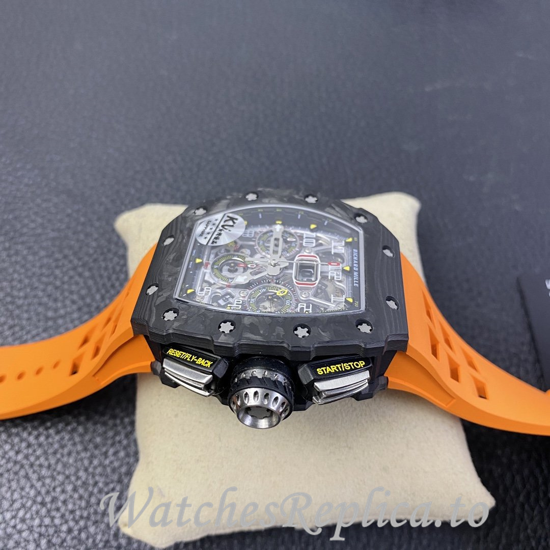 Richard Mille Replica RM-011 Rubber strap 50MM - WatchesReplica.is
