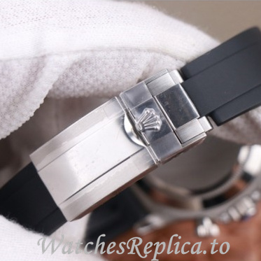 Swiss Rolex Daytona Replica 116598RBOW Rubber strap 40MM - WatchesReplica.is