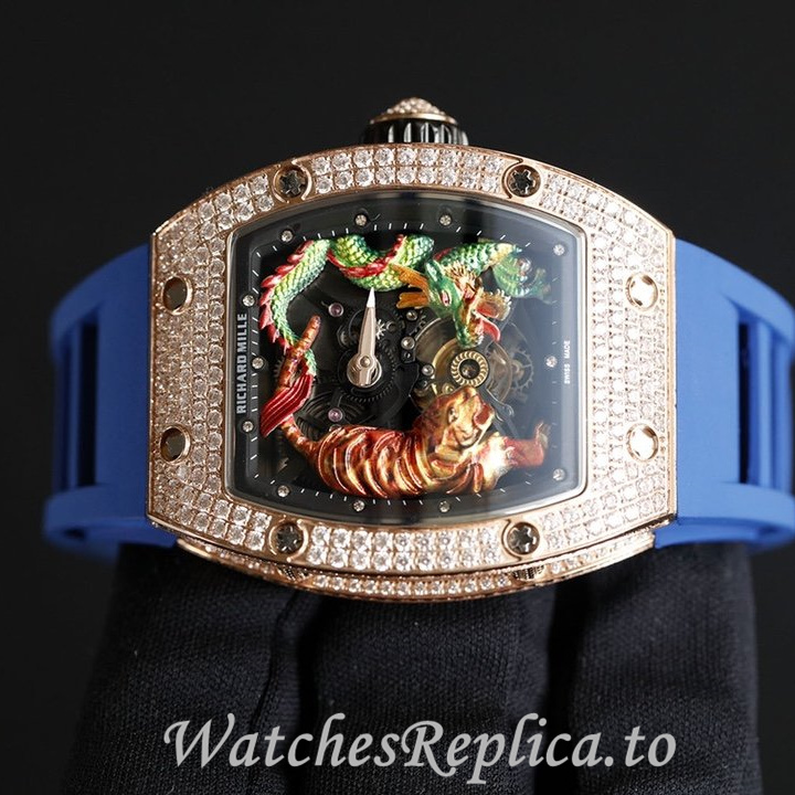 Richard Mille Replica RM51-01 Rubber strap 50MM - WatchesReplica.is
