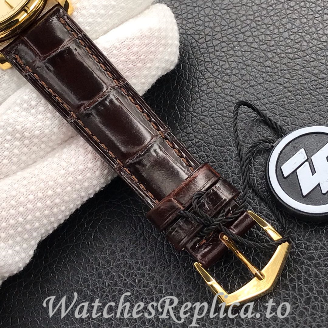 Patek Philippe Replica Calatrava 5227 Leather strap 39MM - WatchesReplica.is