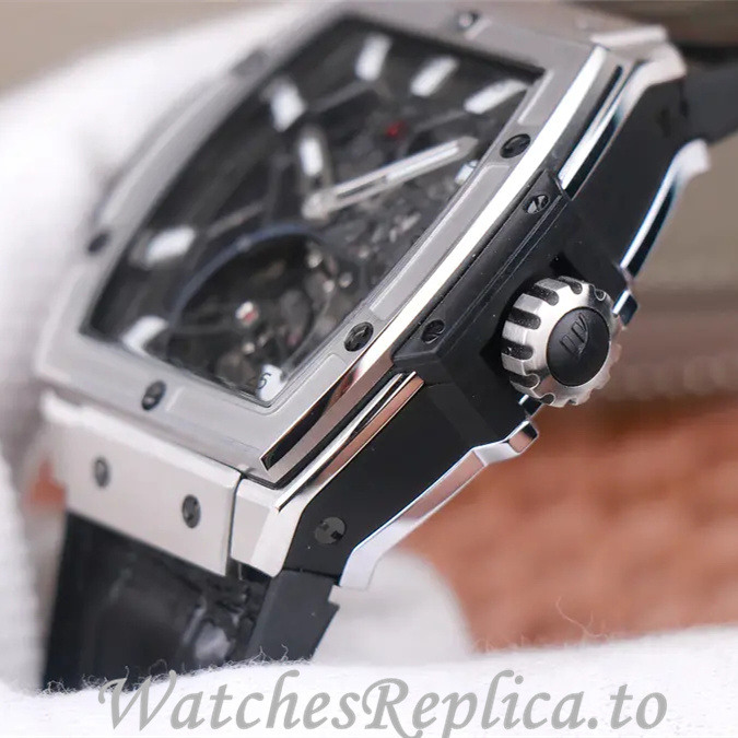 Hublot Replica MASTERPIECE Series Leather strap 45MM - WatchesReplica.is