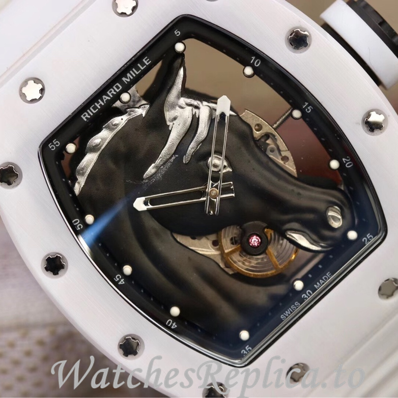 Richard Mille Replica RM52-02 Rubber strap 50MM - WatchesReplica.is