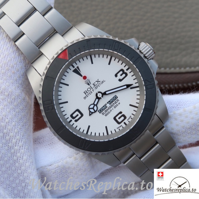 Swiss Rolex Submariner Replica Stainless steel strap 40MM - WatchesReplica.is