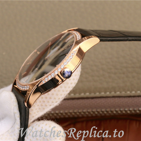 Patek Philippe Replica Calatrava 7122R-001 Leather strap 38MM - WatchesReplica.is