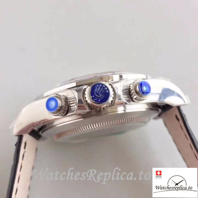 Swiss Rolex Daytona Cosmograph Replica 116520 Roman Markers 40MM - WatchesReplica.is