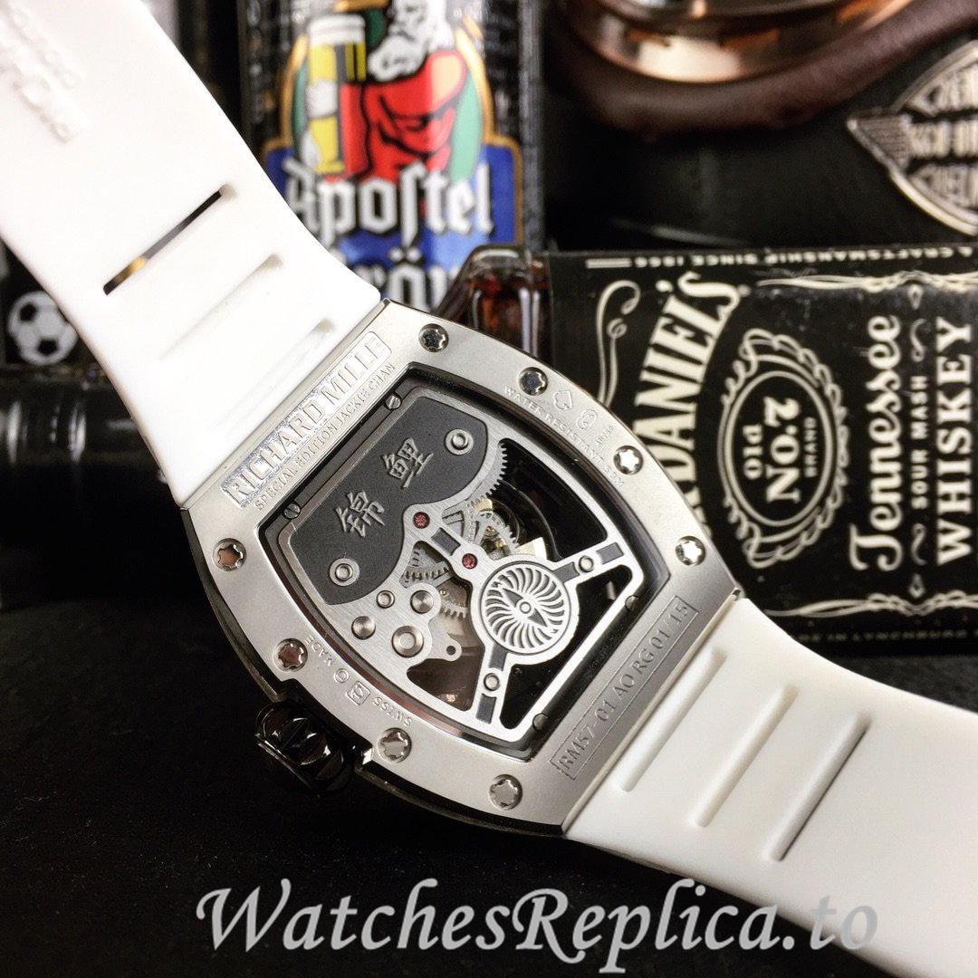 Richard Mille Replica RM57-01 Rubber strap 50MM - WatchesReplica.is