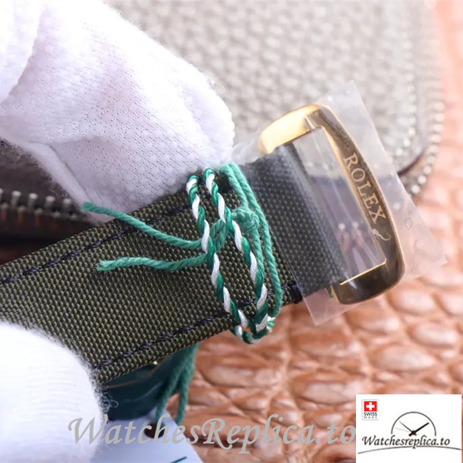 Swiss Rolex Daytona Replica Canvas strap 40MM - WatchesReplica.is