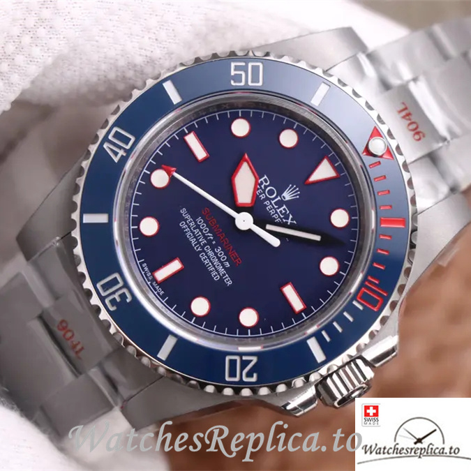Swiss Rolex Submariner Replica 114060 Stainless steel strap 40MM - WatchesReplica.is