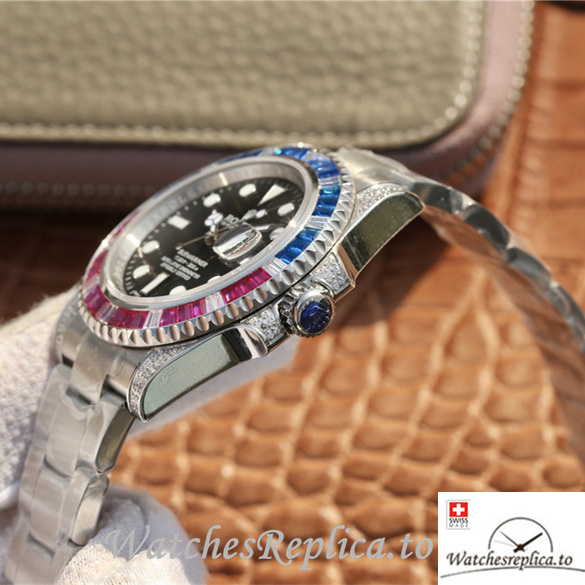 Swiss Rolex Submariner Replica 116618LN-97208 Stainless steel strap 40MM - WatchesReplica.is