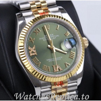 Swiss Rolex Datejust Replica 126233-0025 Stainless steel strap 36MM - WatchesReplica.is