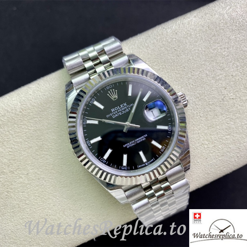 Swiss Rolex Datejust Replica 126331 Stainless steel strap 41MM - WatchesReplica.is