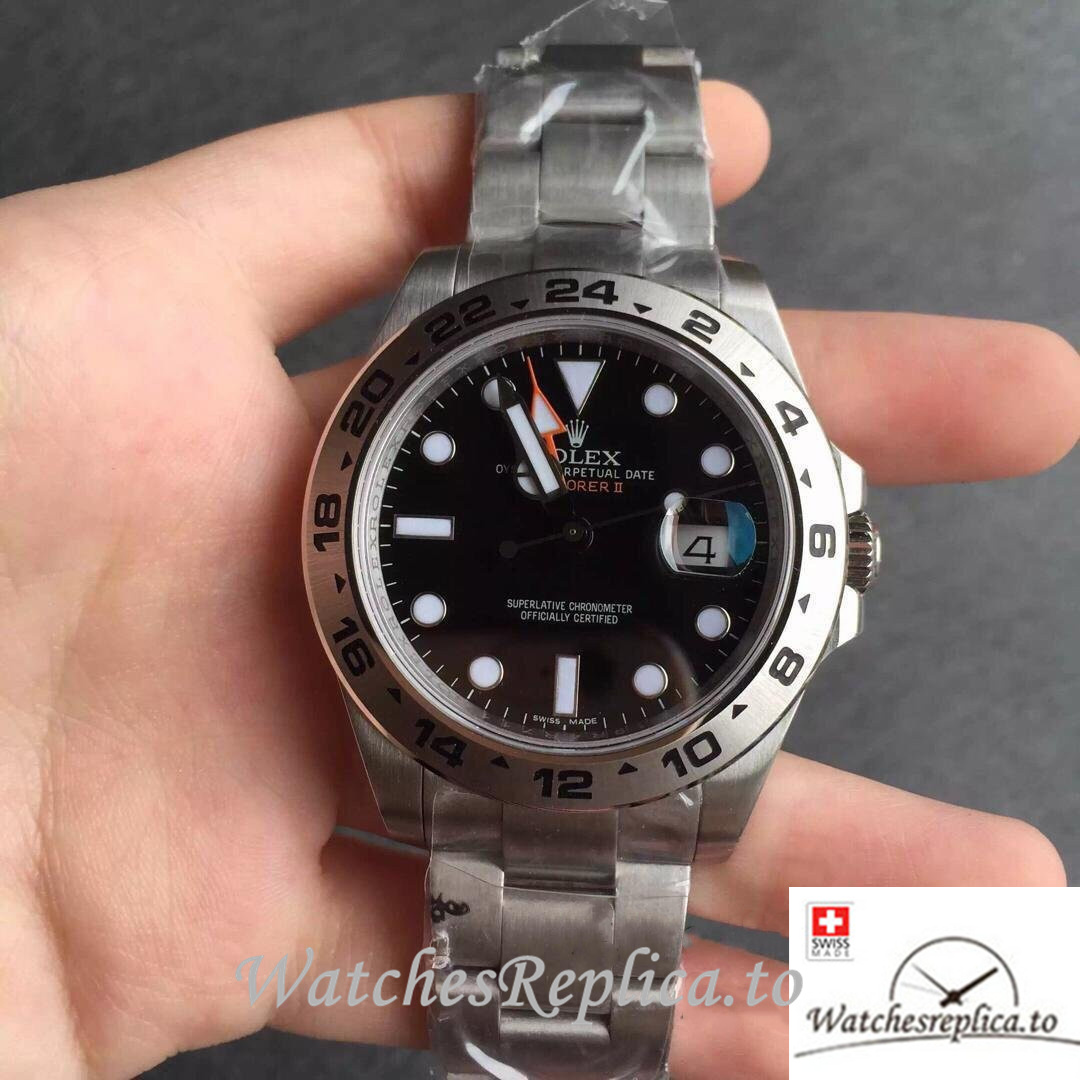 Swiss Rolex Explorer Replica 216570 Stainless steel strap 42MM - WatchesReplica.is