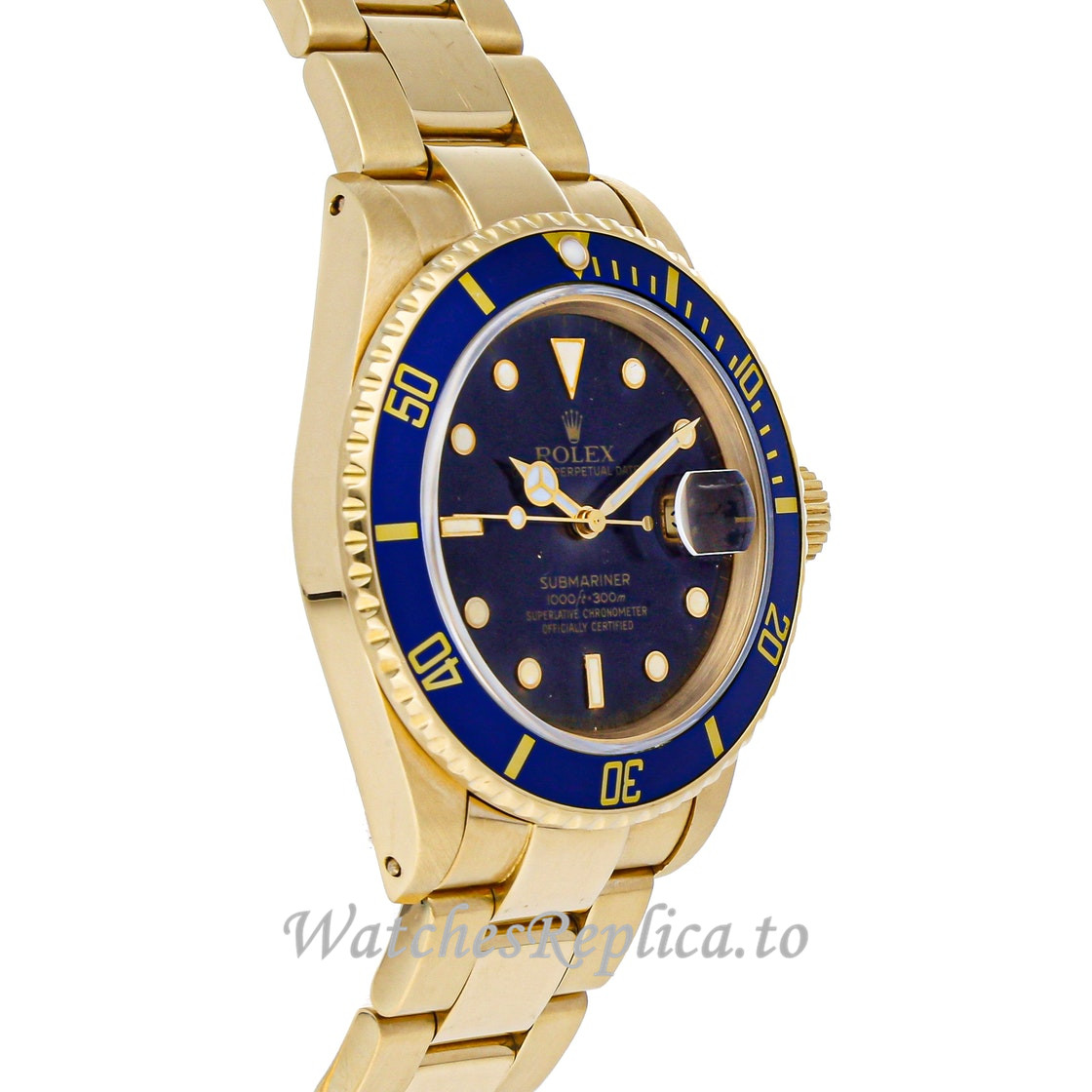 Rolex Replica Submariner 16808 Blue Dial - WatchesReplica.is