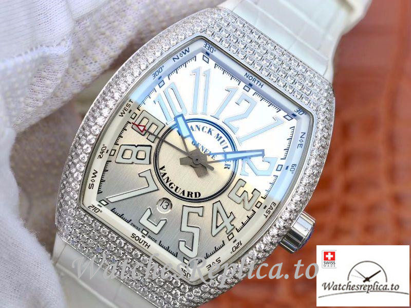 Swiss Franck Muller Vanguard Replica V45.SC.DT.D.NBR.CD.5N.NR 002 Number Markers 45MM×14MM - WatchesReplica.is