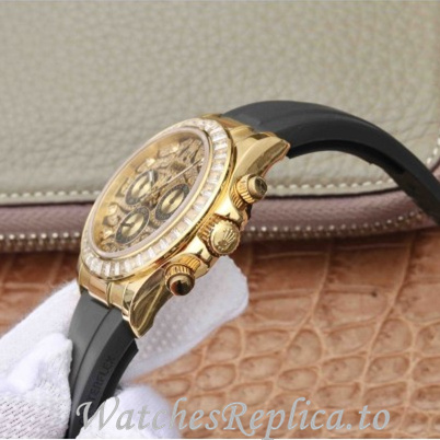 Swiss Rolex Daytona Replica 116588TBR-0003 Rubber strap 40MM - WatchesReplica.is