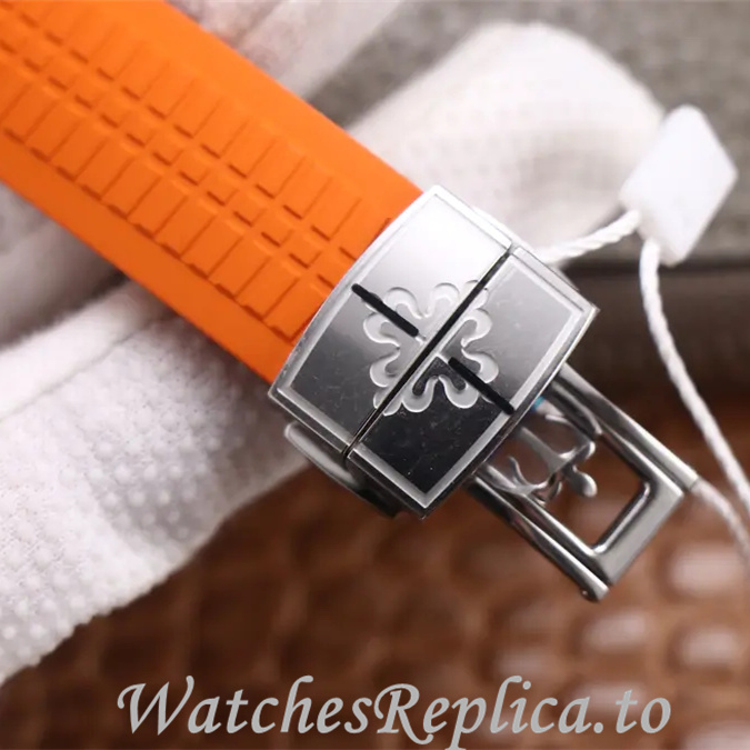 Patek Philippe Replica Aquanaut 5968A-001 Rubber strap 40MM - WatchesReplica.is