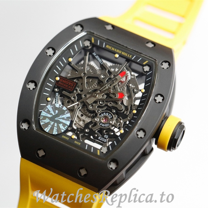 Richard Mille Replica RM035-AMERICA5 Rubber strap 50MM - WatchesReplica.is