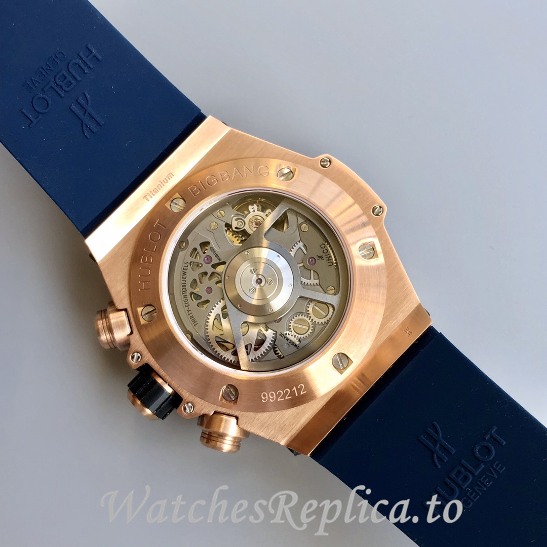 Hublot Replica Big Bang Gypsophila Chronograph v2 Rubber strap 45MM - WatchesReplica.is