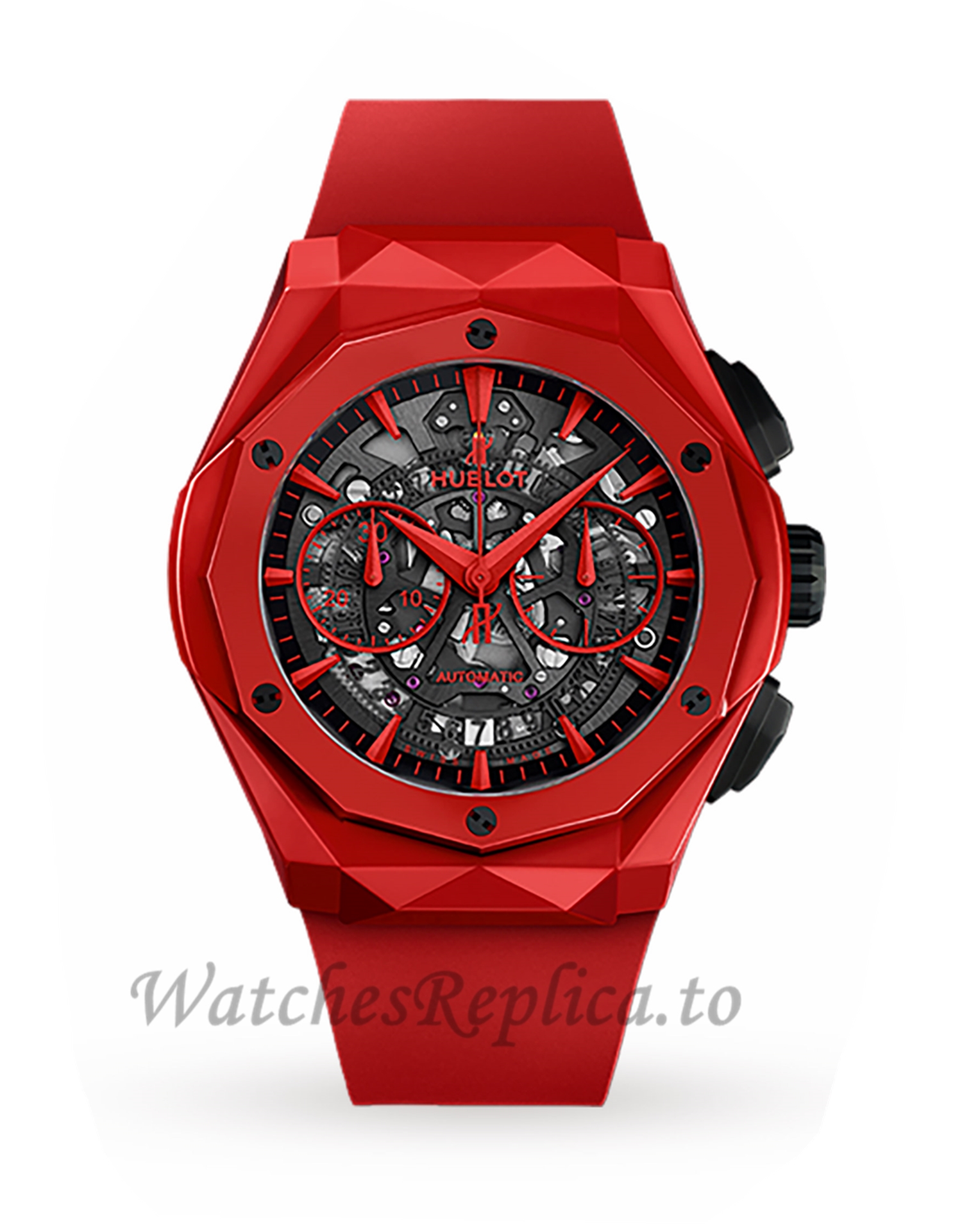 Hublot Replica Classic Fusion Aerofusion Red Ceramic Automatic 45mm - WatchesReplica.is