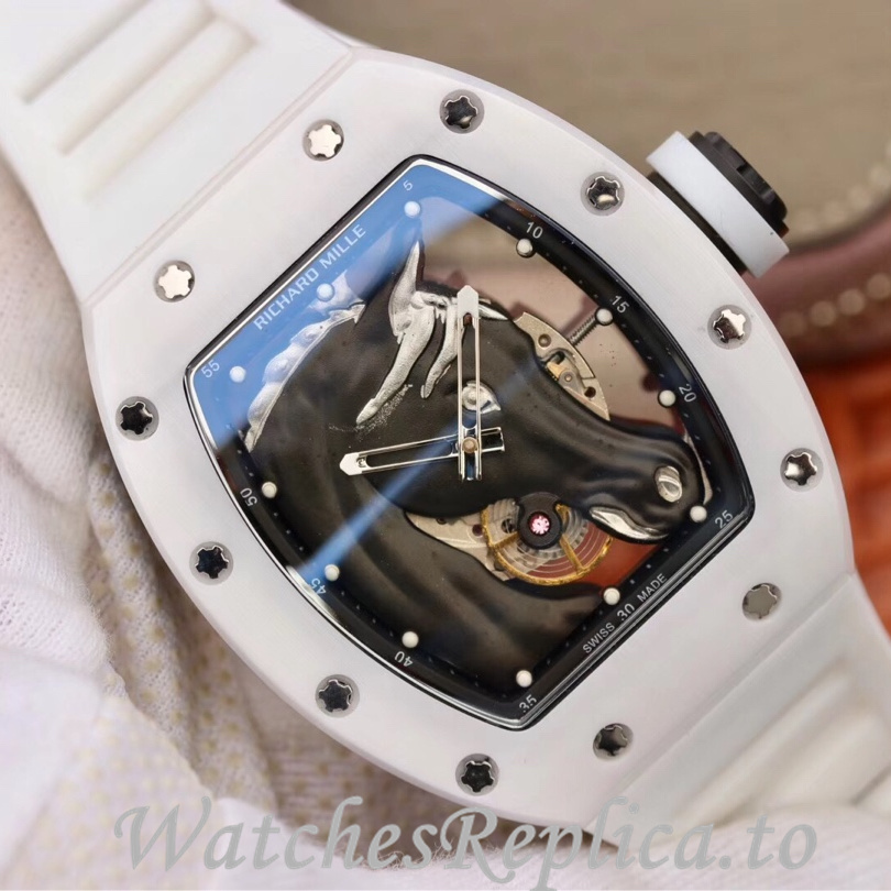 Richard Mille Replica RM52-02 Rubber strap 50MM - WatchesReplica.is