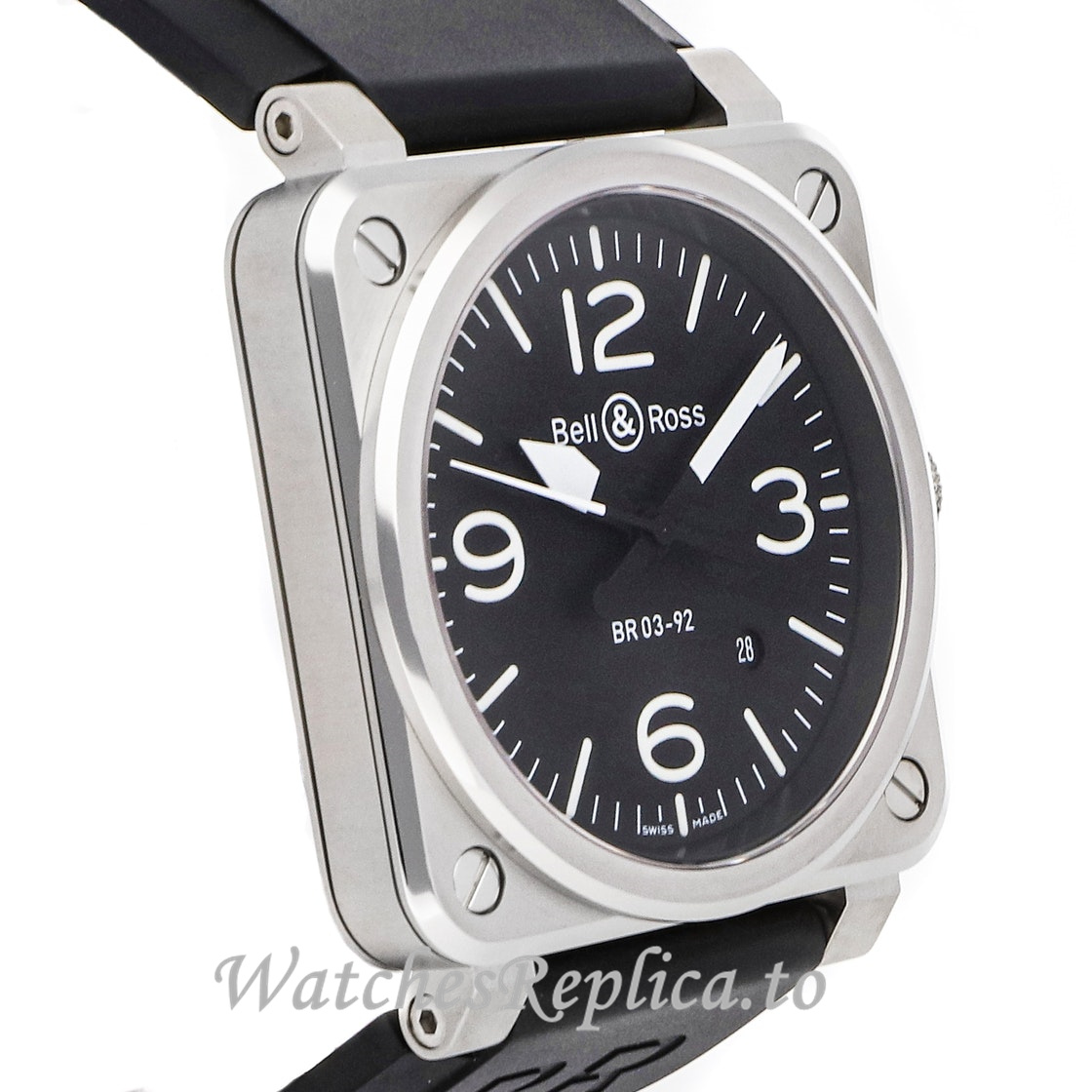 Replica Bell Ross BR 03 BR0392 BLC ST 46MM Mens Watch - WatchesReplica.is