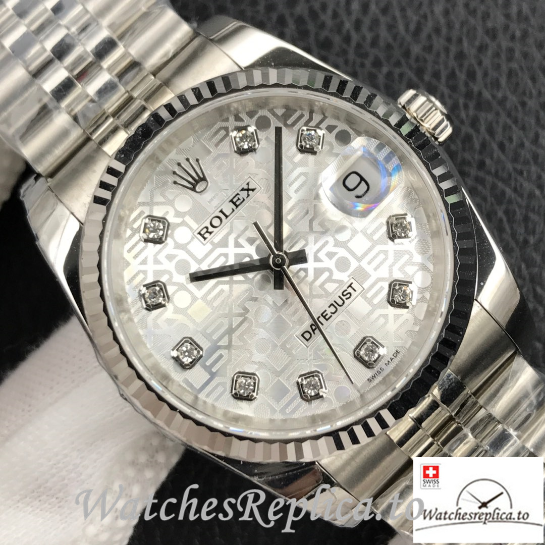 Swiss Rolex Datejust 126334 Replica Stainless steel strap 41MM - WatchesReplica.is