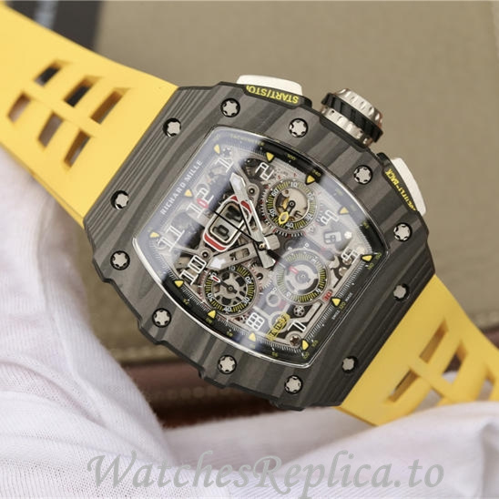 Richard Mille Replica RM11-03 Rubber strap 50MM - WatchesReplica.is